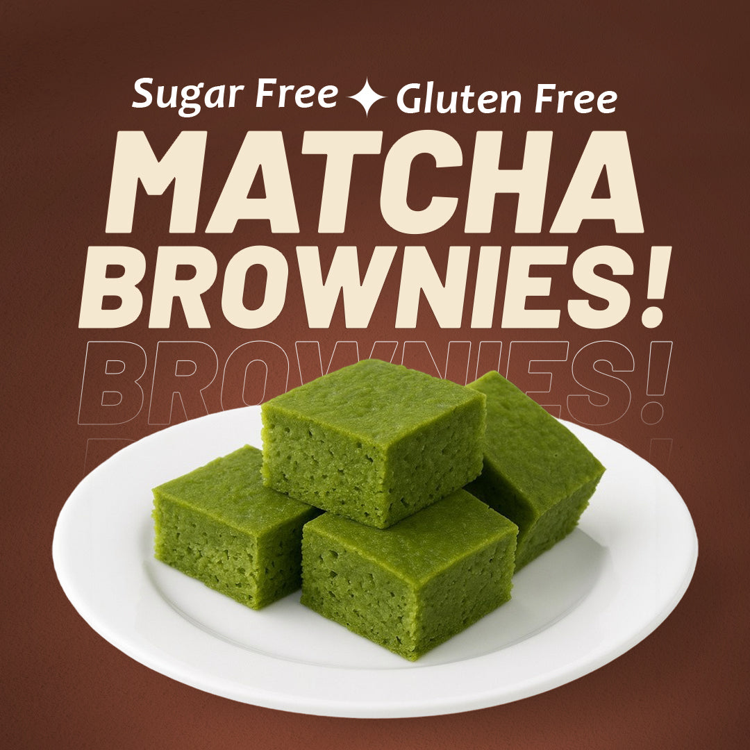 Matcha Brownie-Sugar Free